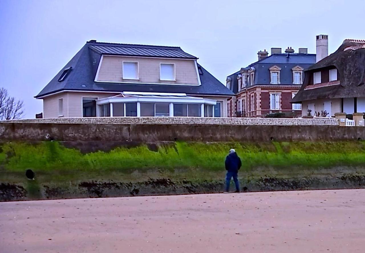 Villa Lumineuse En Front De Mer - Gold Beach Asnelles Exterior foto