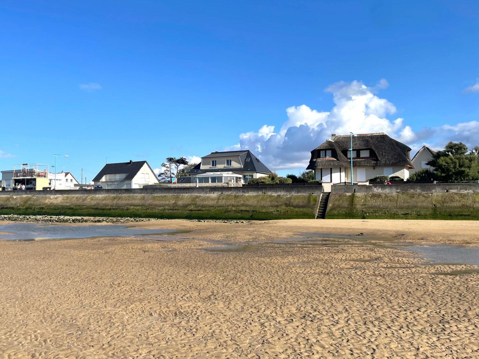 Villa Lumineuse En Front De Mer - Gold Beach Asnelles Exterior foto